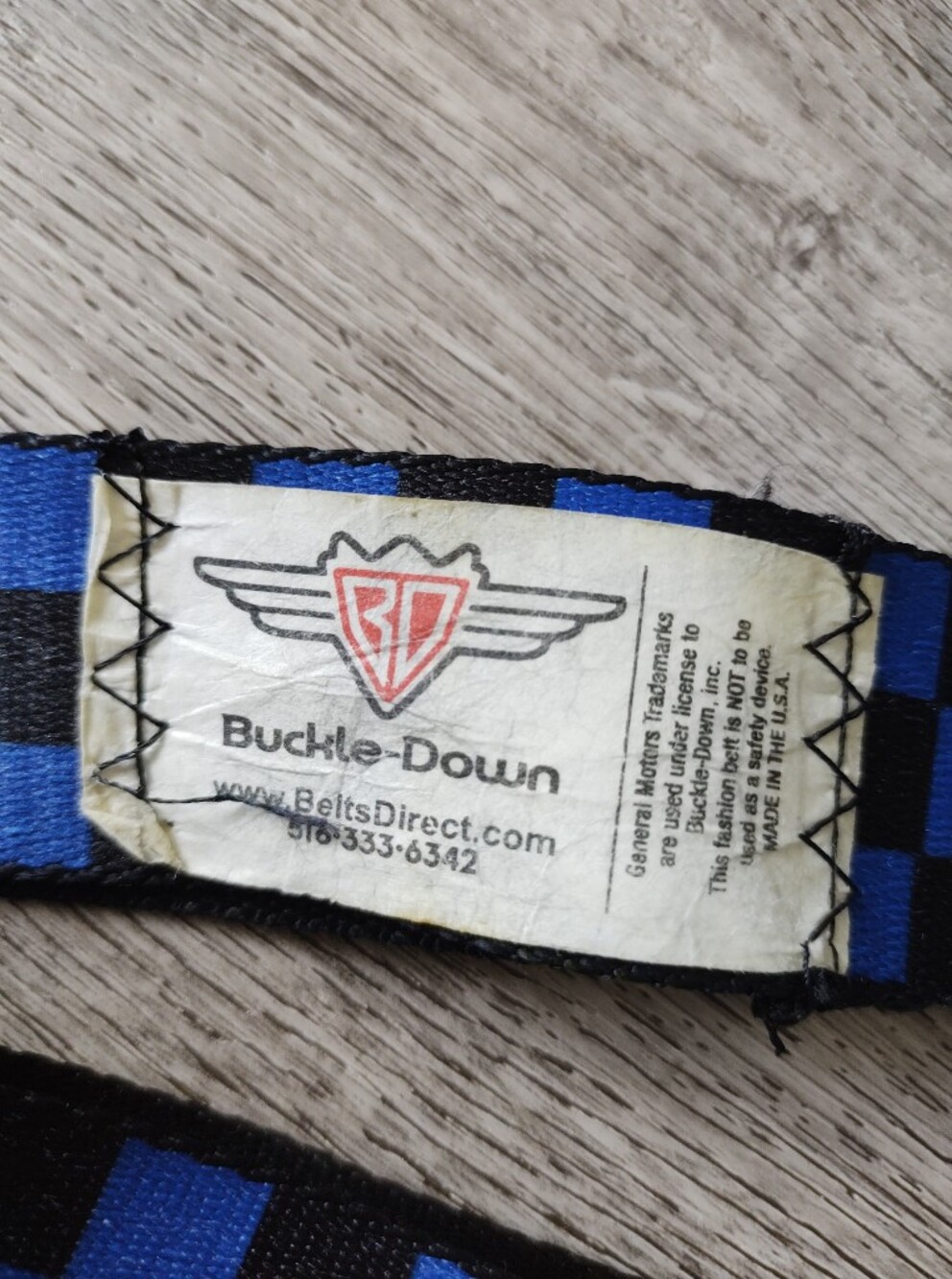 Pre Loved Buckle Down Chevrolet Adjustable Seatbelt Belt. I'm - Picture 6 of 7